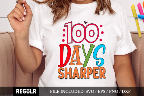 100 Days Sharper SVG: A Modern Graphic Design Asset for Crafts and Content Publishing