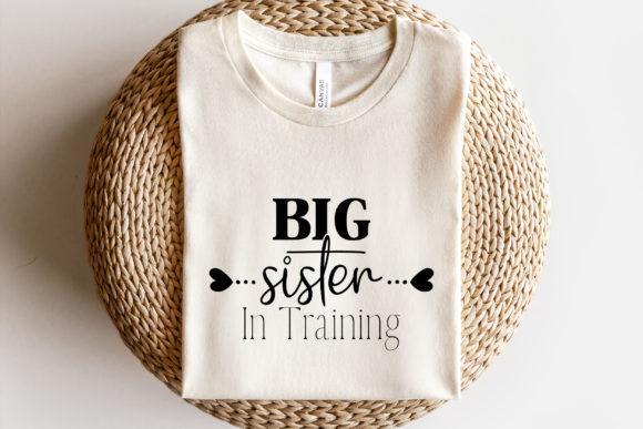 Big Sister in Training SVG for Crafts and Graphics