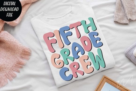 Fifth Grade Crew Svg for Local Business Branding
