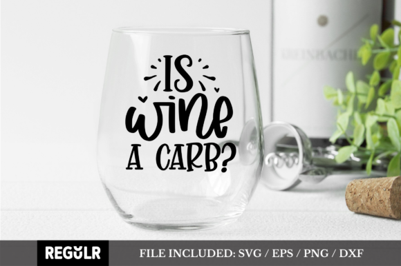 Is Wine a Carb SVG for Graphics and Crafts