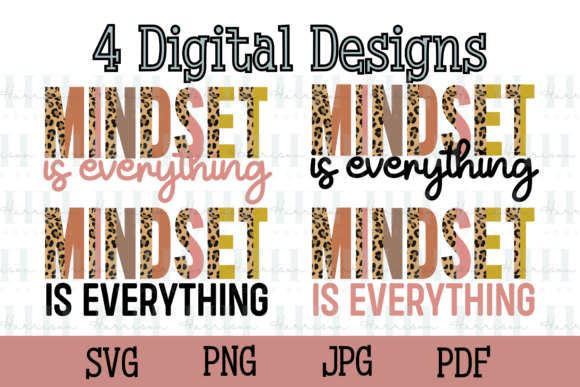 Mindset is Everything Graphics for Crafts