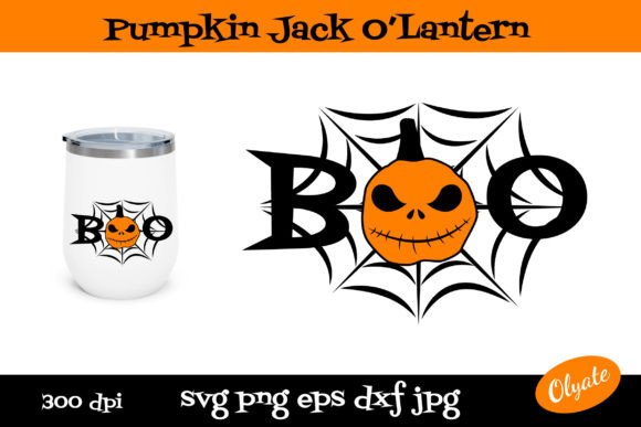 Pumpkin Jack O Lantern SVG for Crafts and Graphics