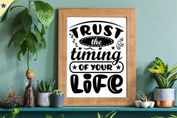 Trust the Timing of Your Life Graphics for Blog and Web Design