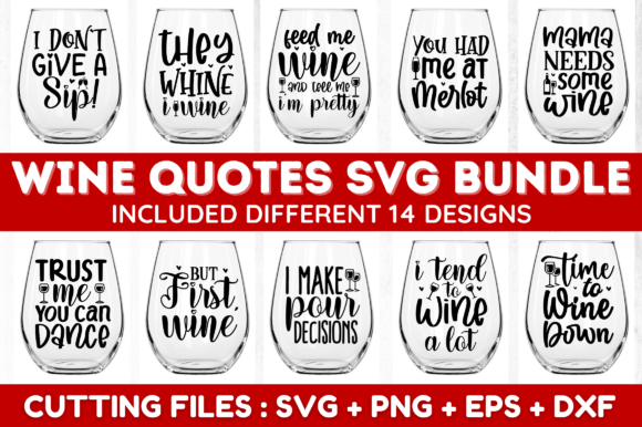 Wine Bundle: A Graphic Design Asset for Crafts and Local Branding